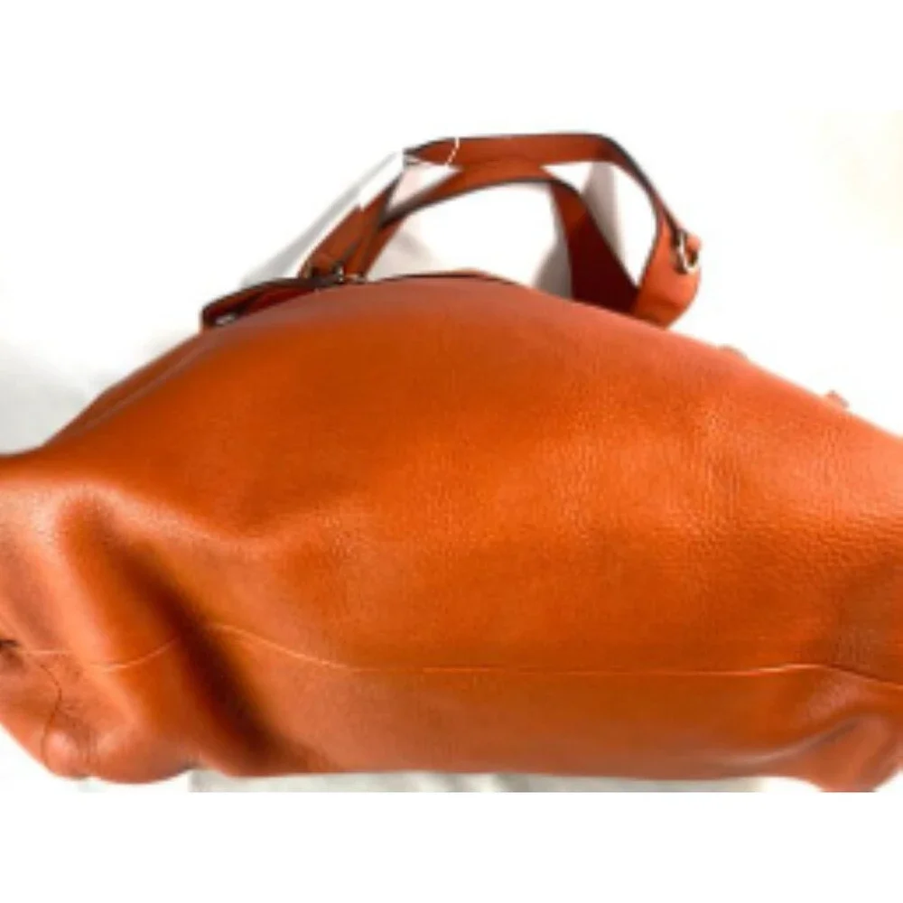 Gucci Tote Leather Terracotta Orange unused with storage bag - Picture 7 of 10